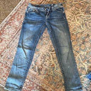 Miss Me Blue Skinny Jeans